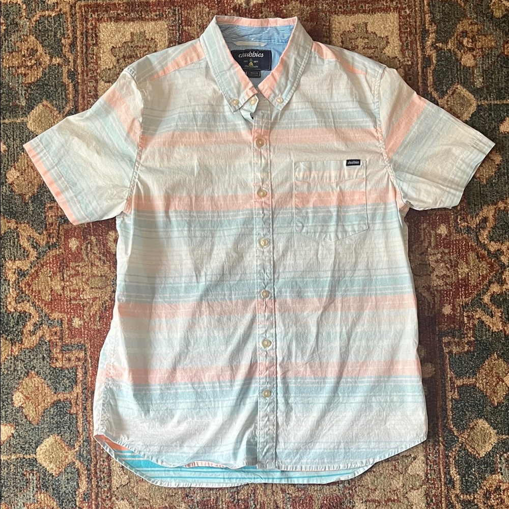 Chubbies Pastel Striped Button Down Shirt